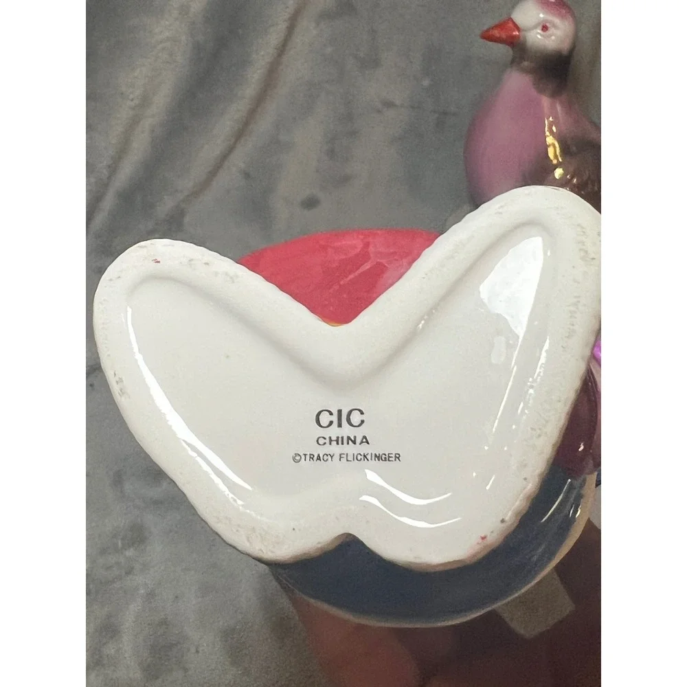 Tracy Flickinger CIC Chef Soap Dispenser Ceramic Whimsical Kitchen Decor